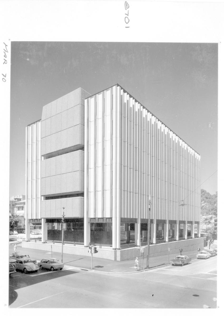 Brisbane District Court, corner George and Ann Street, Brisbane, March 1970