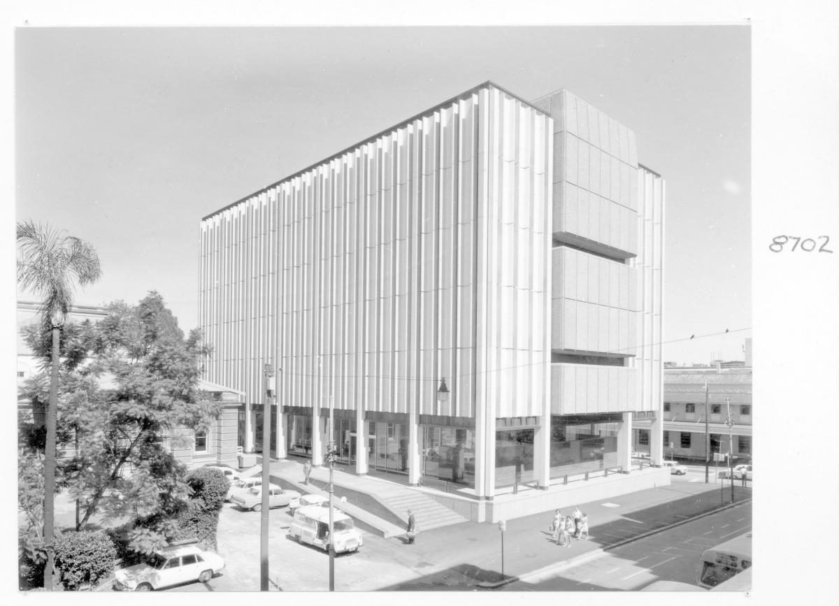 Brisbane District Court, corner George and Ann Street, Brisbane, March 1970