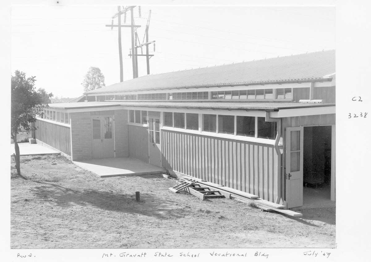 Mount Gravatt State School Vocational Building - Brisbane, July 1959