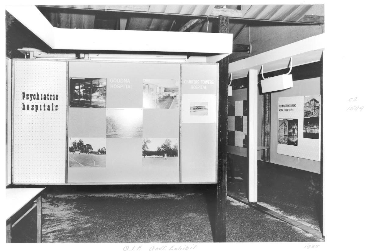 Queensland Industries Fair, Government exhibit, Department of Public Works, Public buildings - Brisbane, April-May 1955