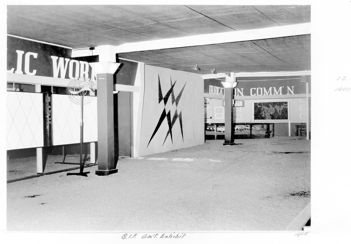 Queensland Industries Fair, Government exhibit - Brisbane, April-May 1955