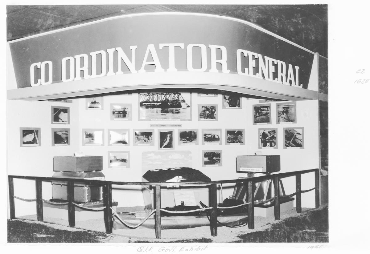 Queensland Industries Fair, Government exhibit, Co-ordinator General's Department - Brisbane, April-May 1955