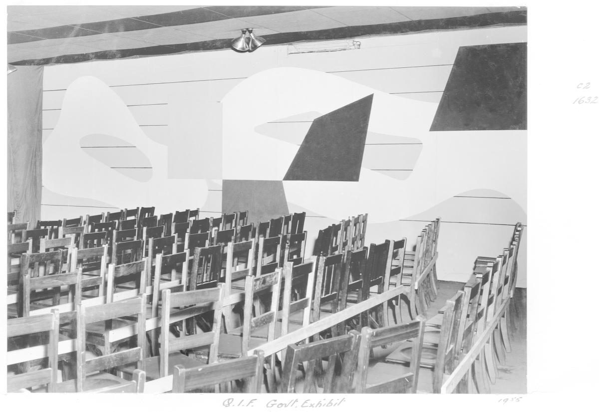 Queensland Industries Fair, Government exhibit, theatrette - Brisbane, April-May 1955