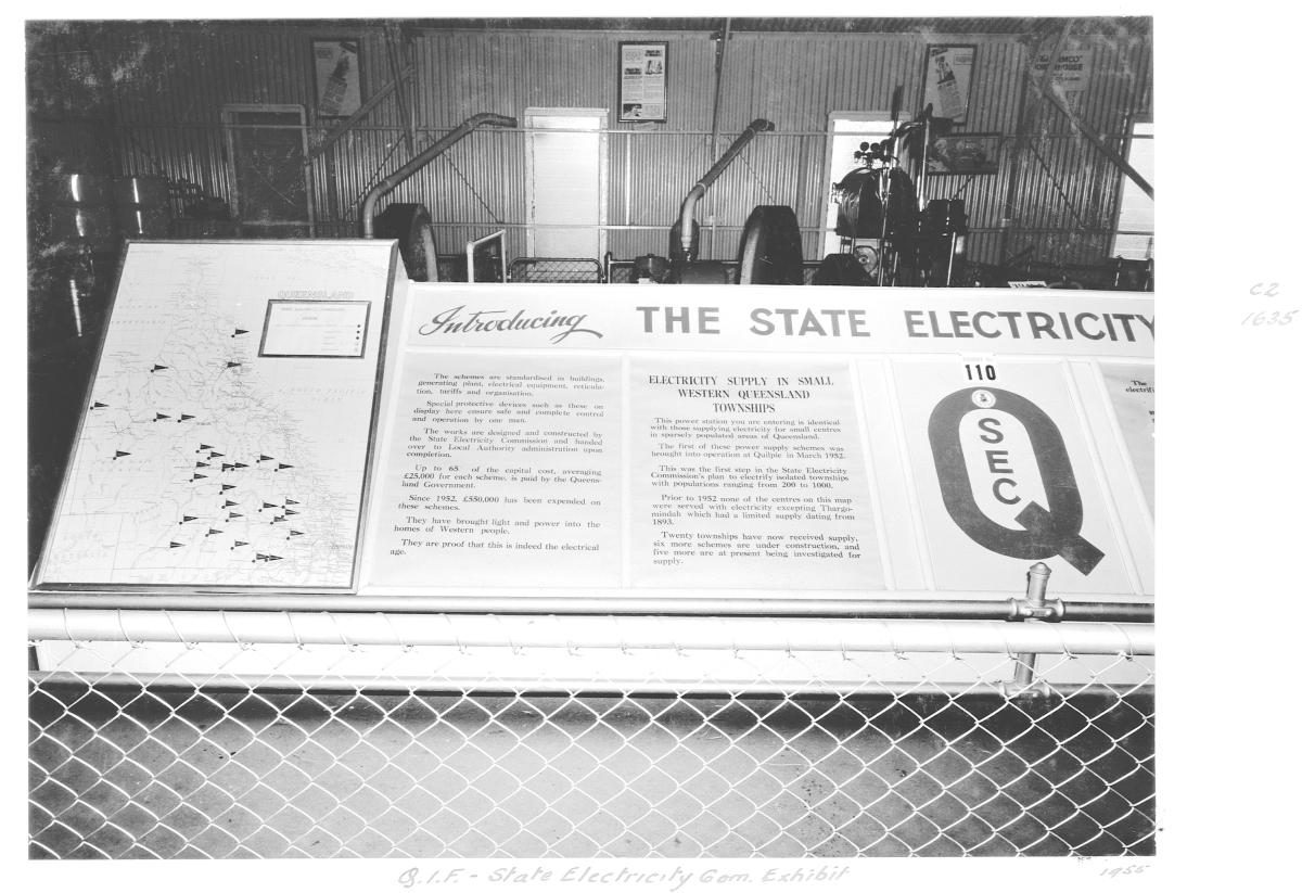 Queensland Industries Fair, Government exhibit, State Electricity Commission - Brisbane, April-May 1955