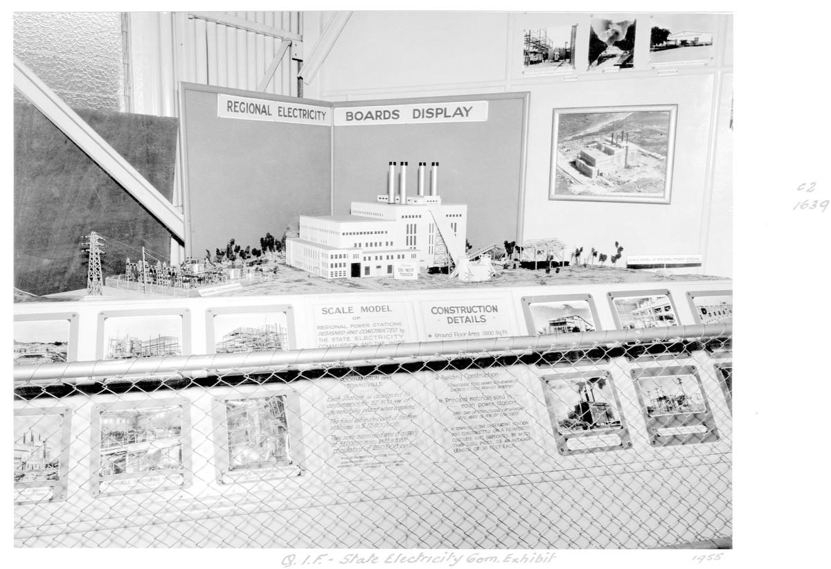 Queensland Industries Fair, Government exhibit, State Electricity Commission, Regional Electricity Boards - Brisbane, April-May 1955