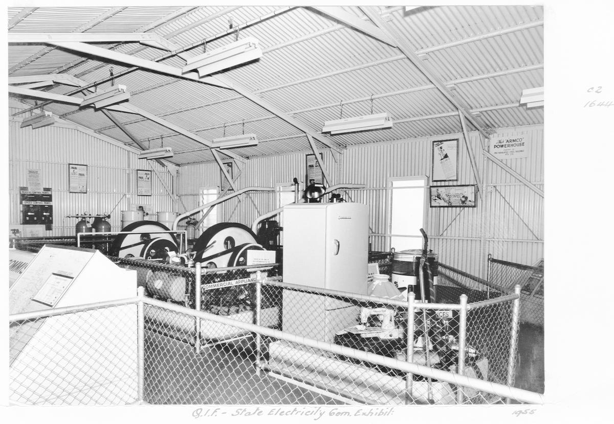 Queensland Industries Fair, Government exhibit, State Electricity Commission, commercial and domestic appliances - Brisbane, April-May 1955