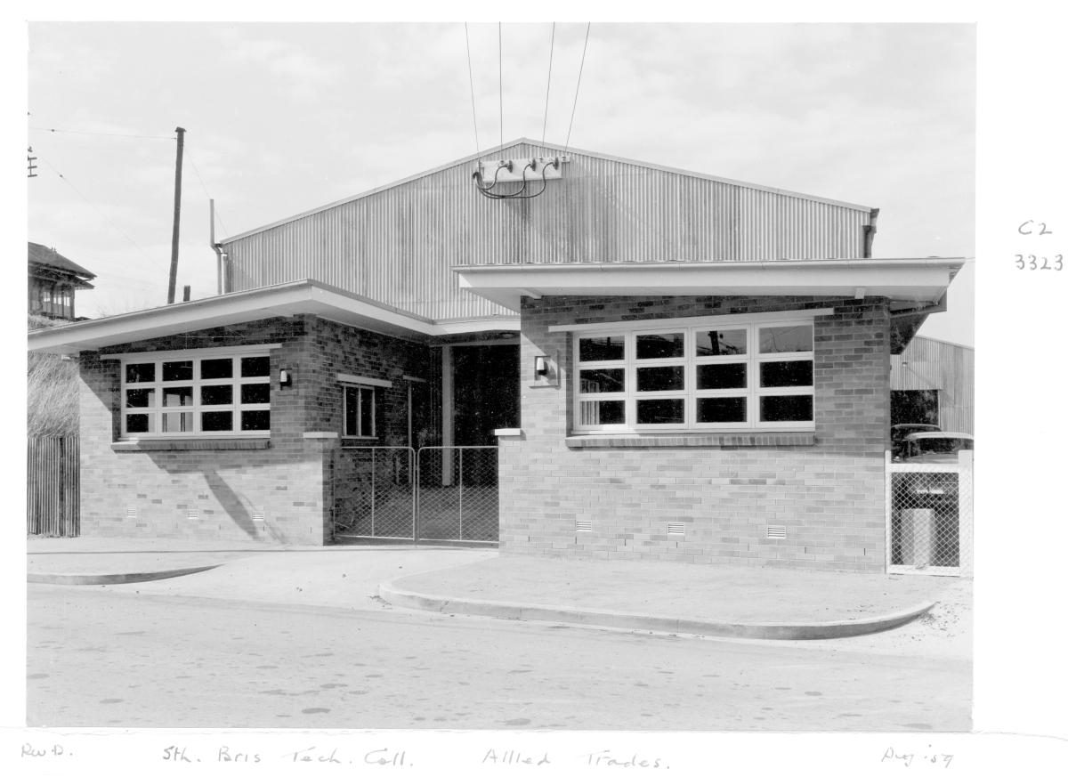 South Brisbane Technical College, Allied Trades building - Brisbane, August 1959