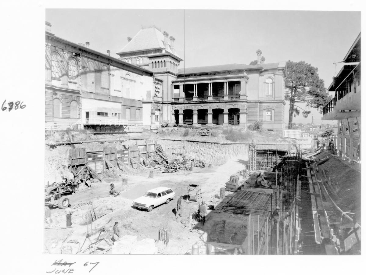 Supreme Court building under construction, Brisbane, June 1967