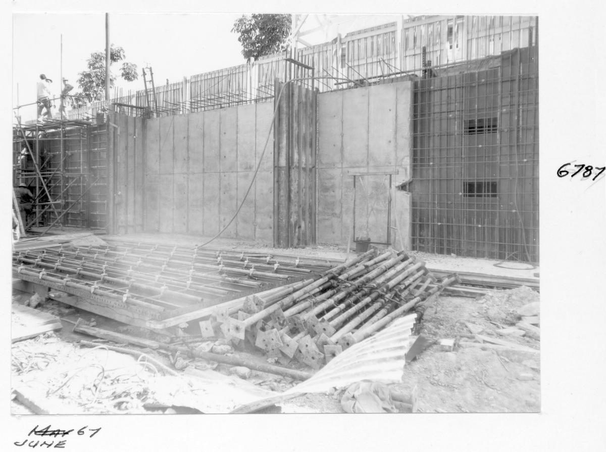 Supreme Court building under construction, Brisbane, June 1967