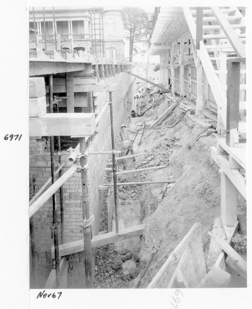 Supreme Court building under construction, Brisbane, November 1967