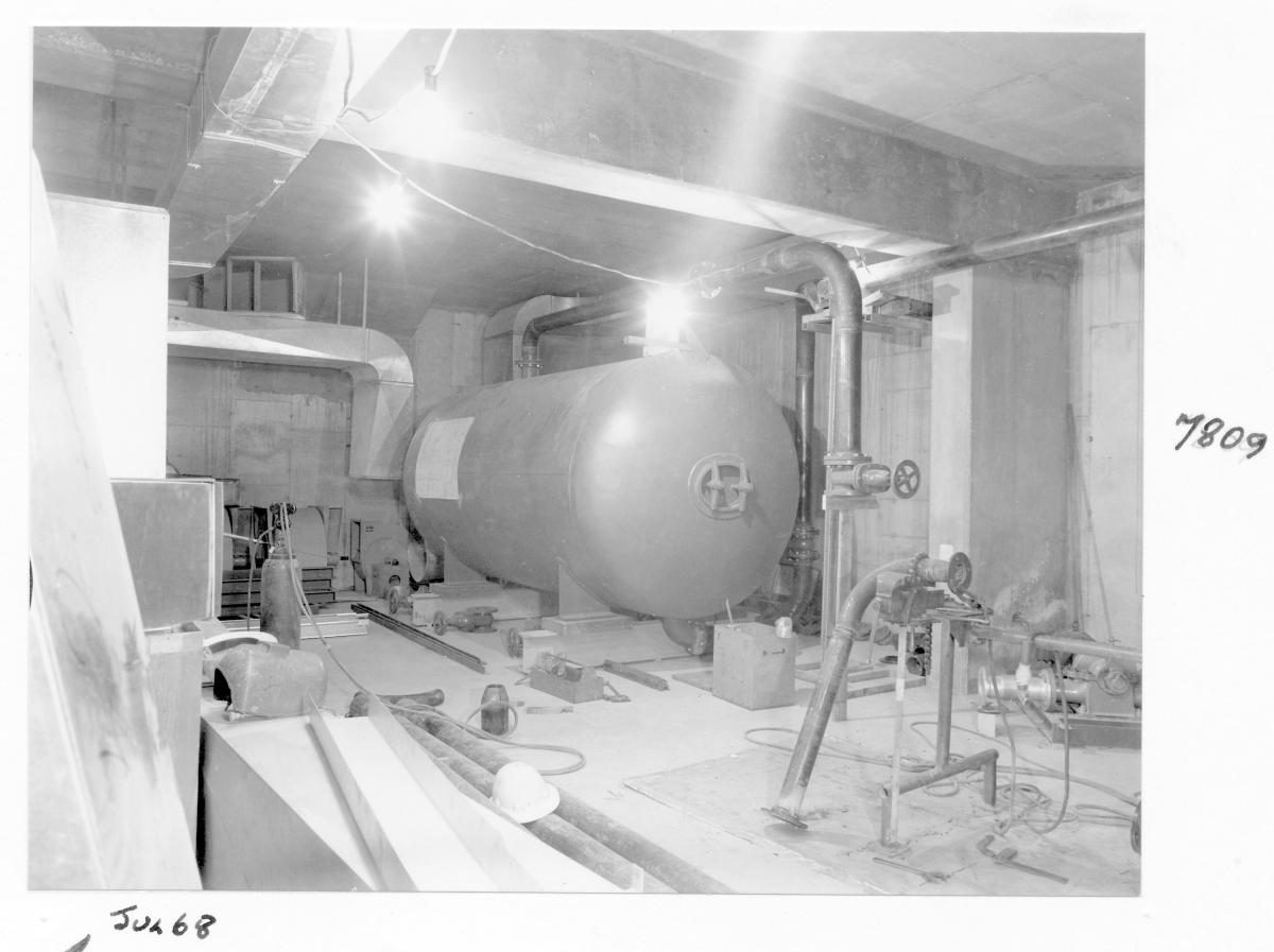 Law Courts building under construction, Brisbane, July 1968