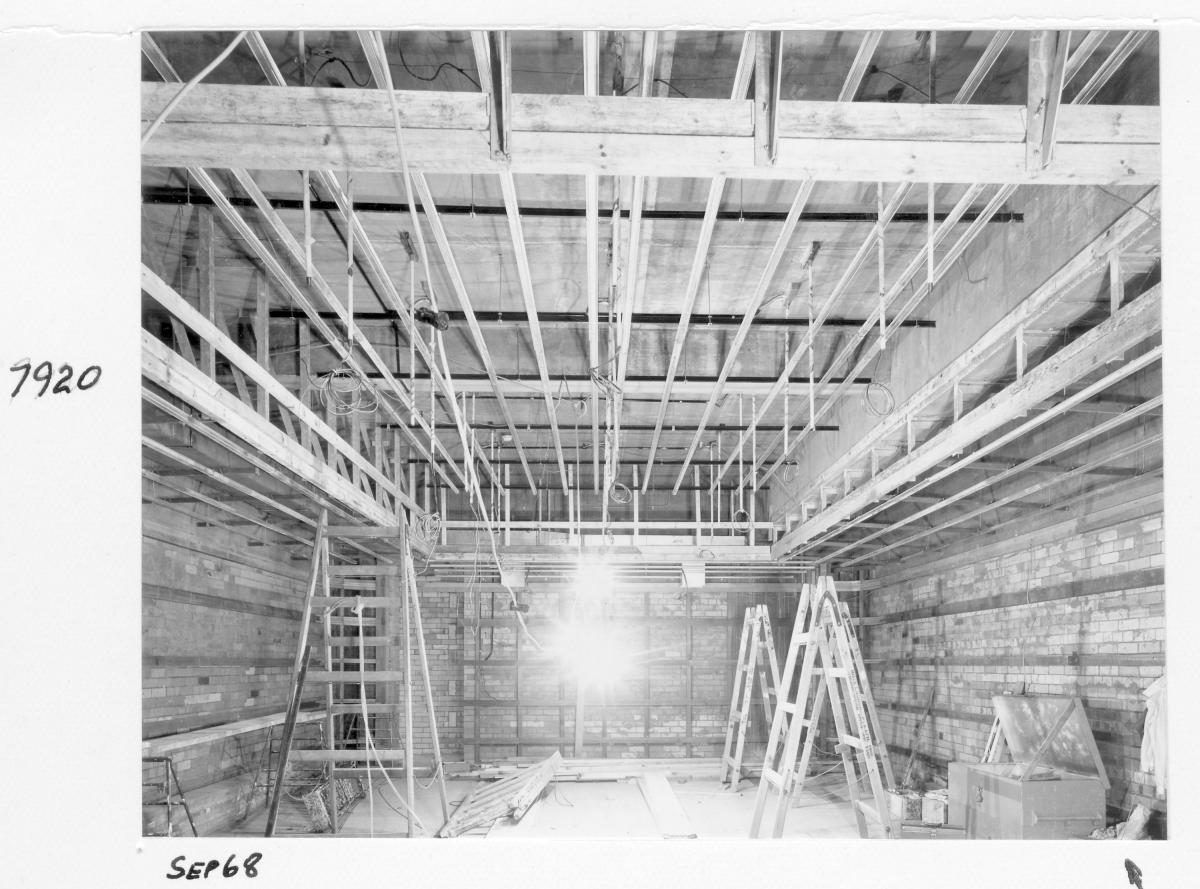 Law Courts building under construction, Brisbane, September 1968