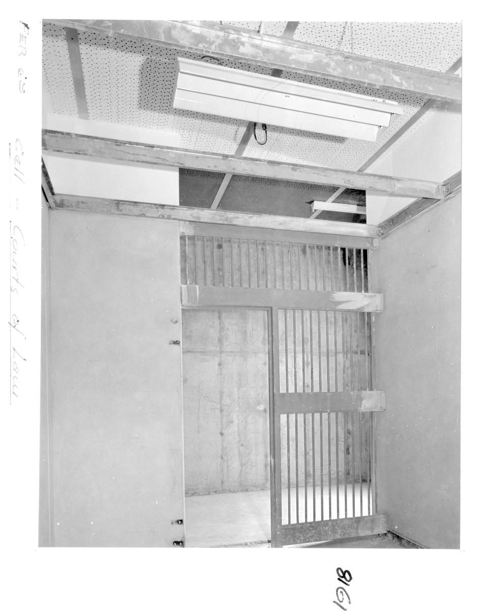 Cell, Law Courts building, Brisbane, February 1969