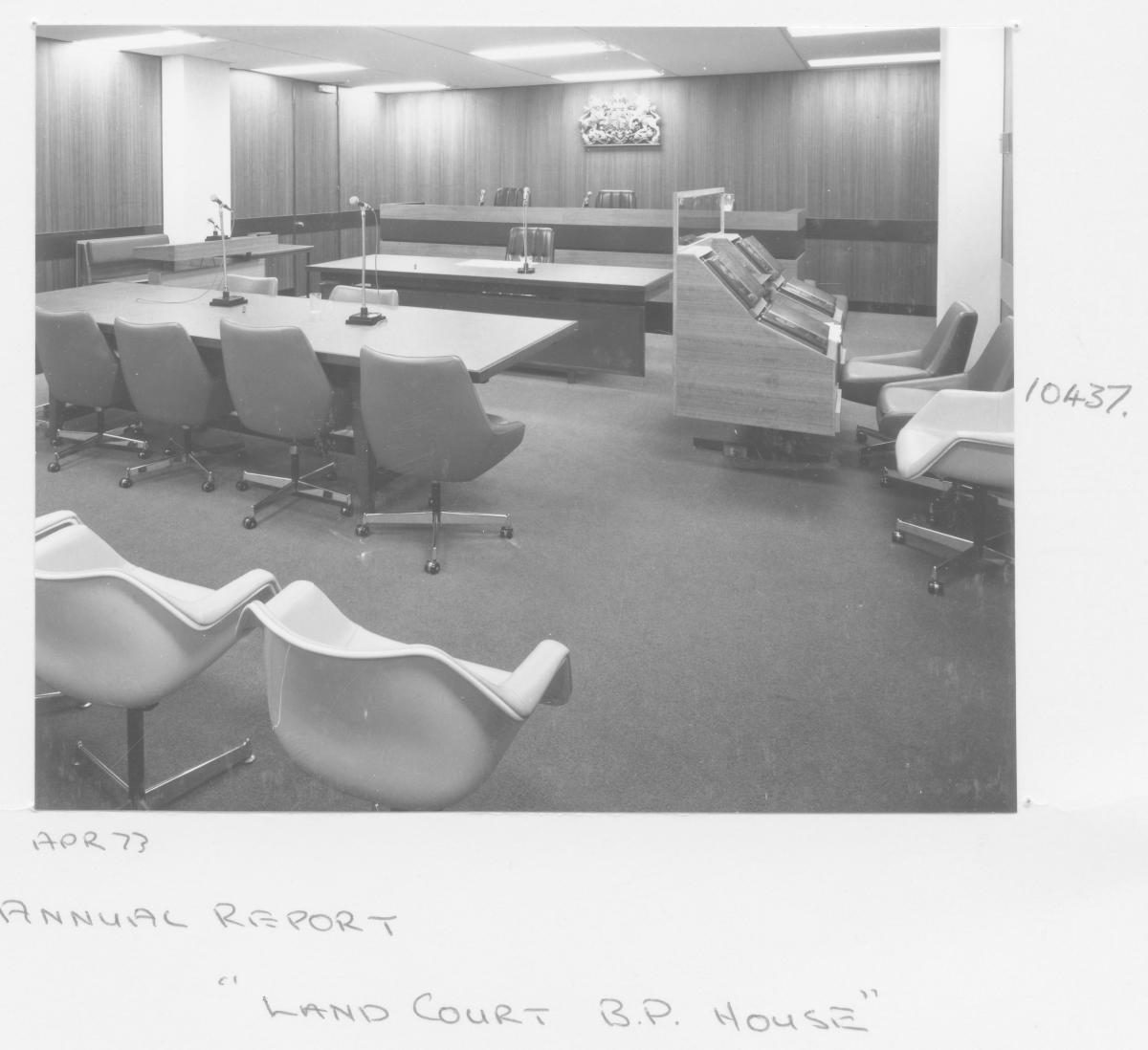 Land Court, BP House, Brisbane, April 1973