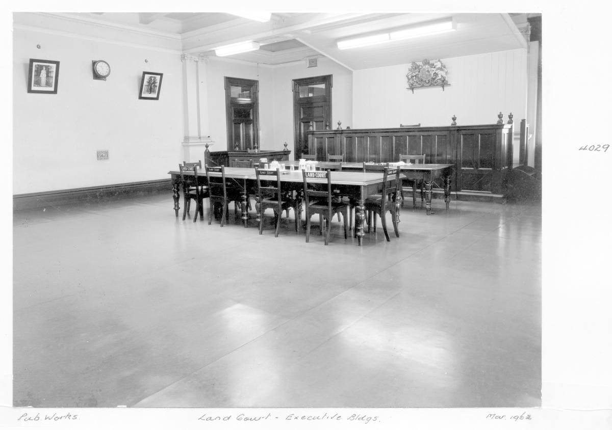 Land Court, Executive Buildings, Brisbane, March 1962