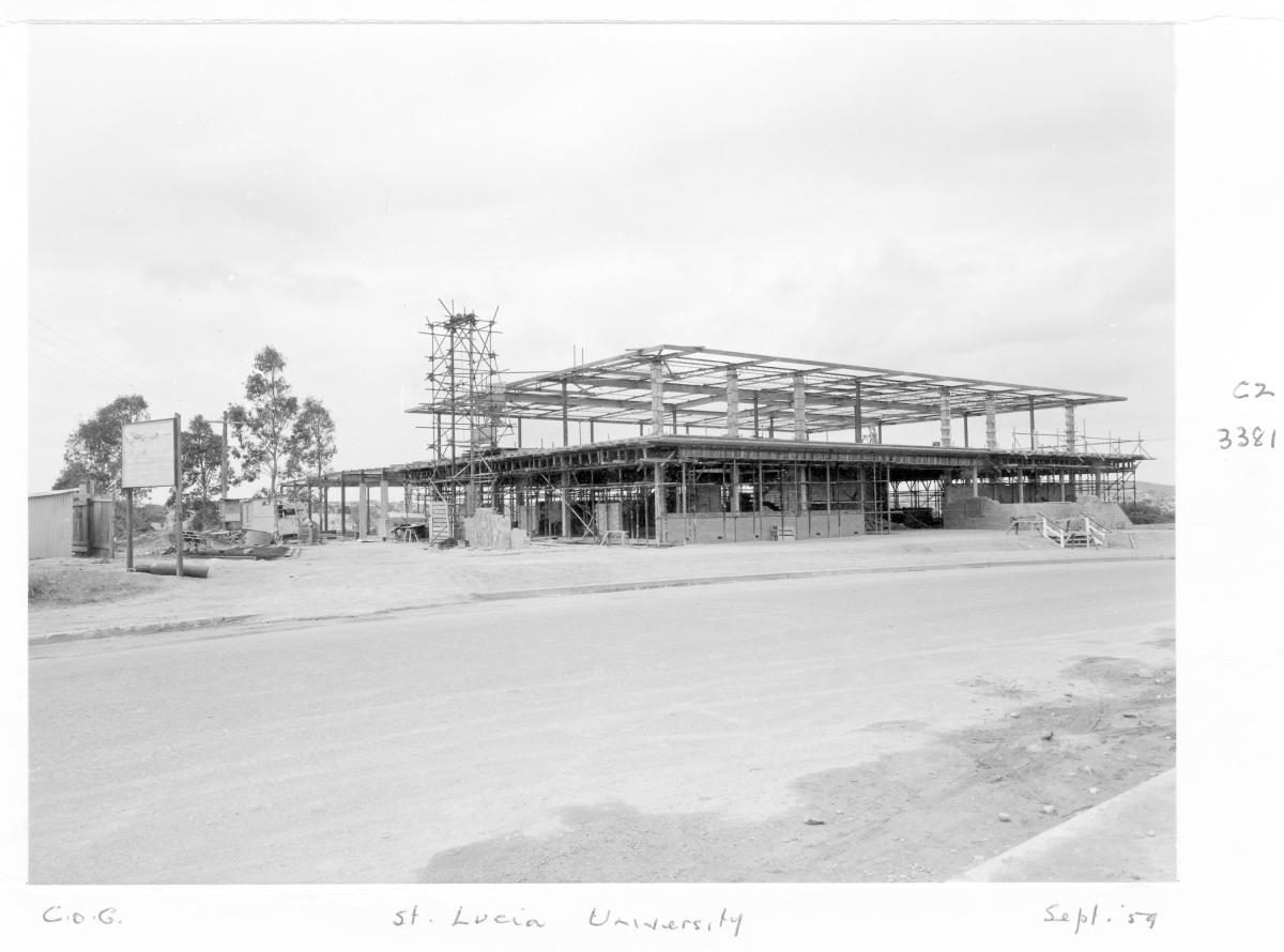 University of Queensland construction, St Lucia - Brisbane, September 1959