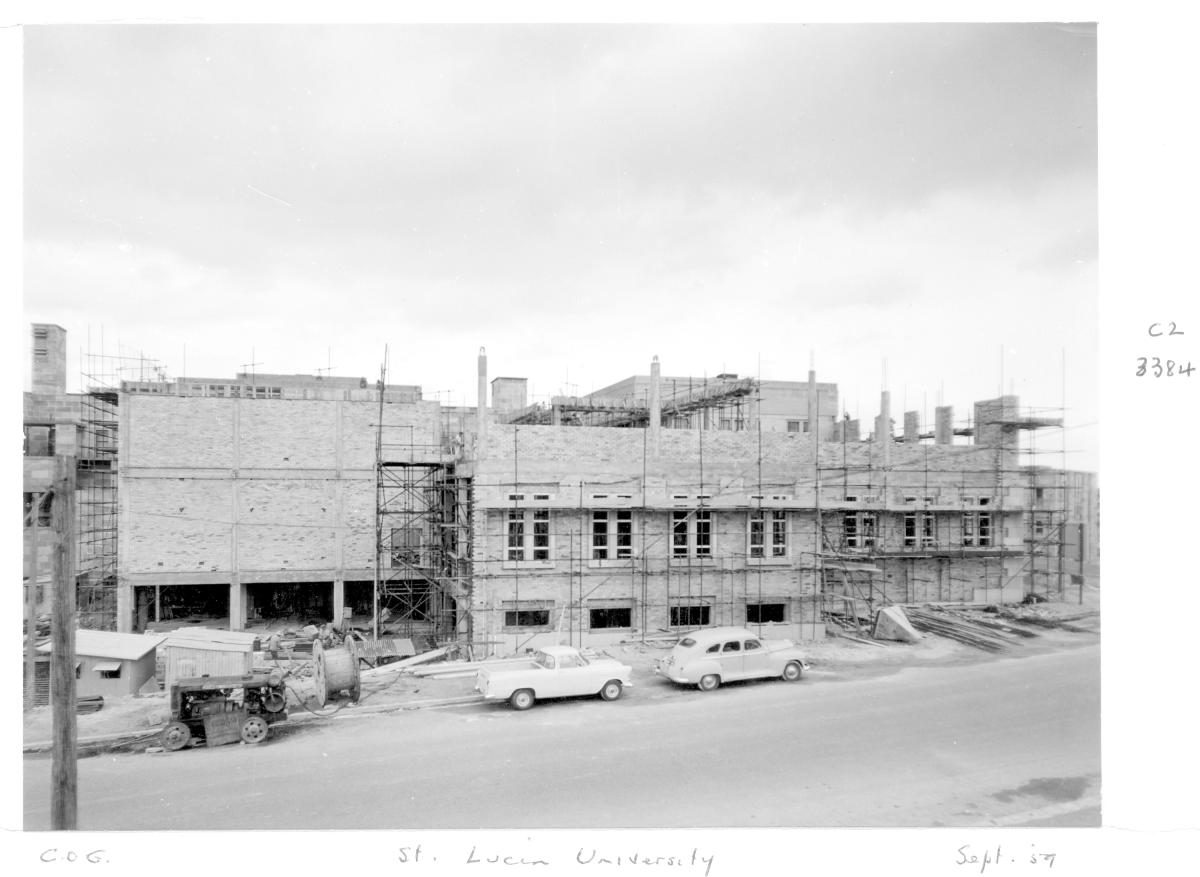 University of Queensland construction, St Lucia - Brisbane, September 1959