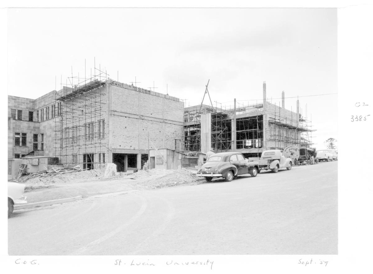 University of Queensland construction, St Lucia - Brisbane, September 1959