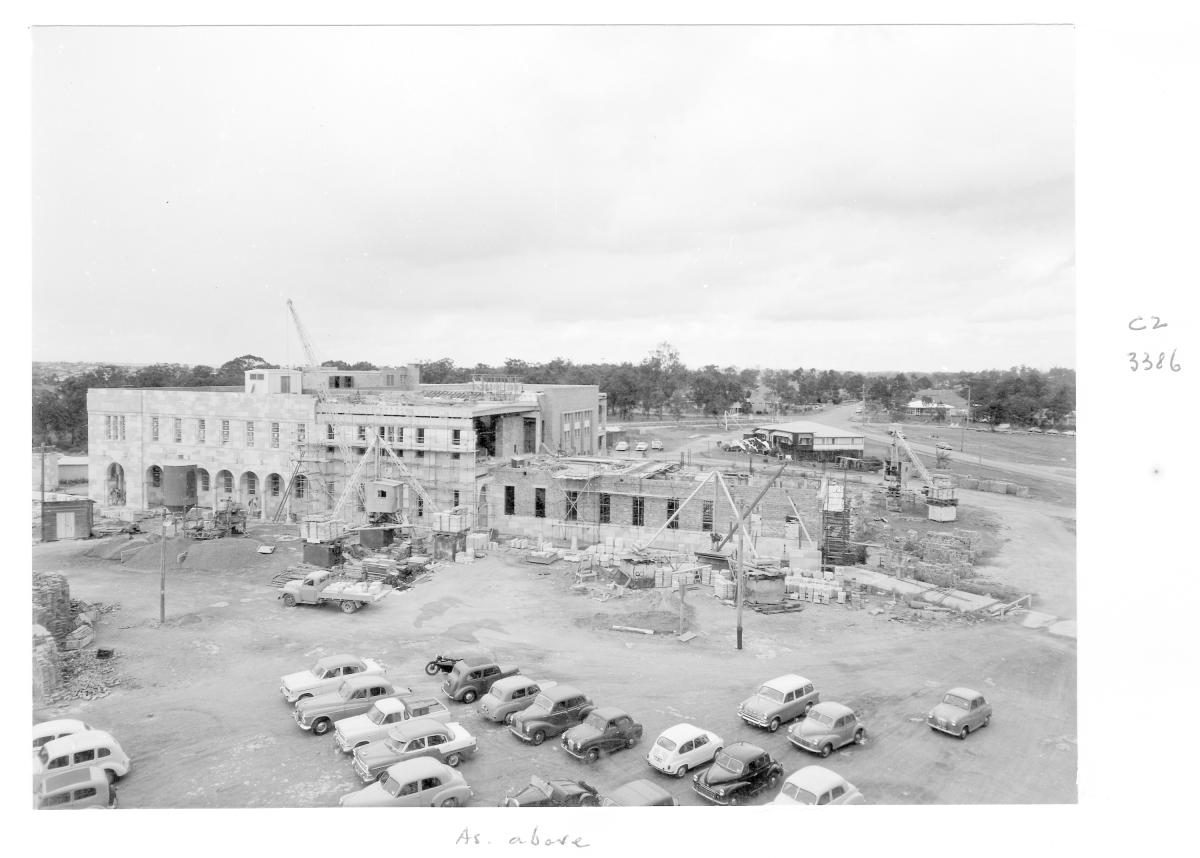 University of Queensland construction, St Lucia - Brisbane, September 1959