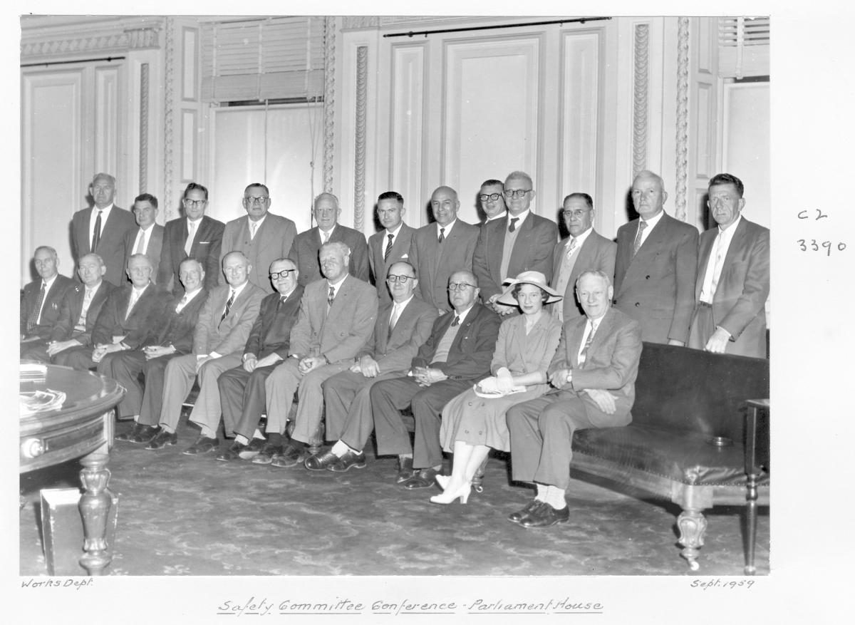 Safety Committee Conference, Parliament House - Brisbane, September 1959