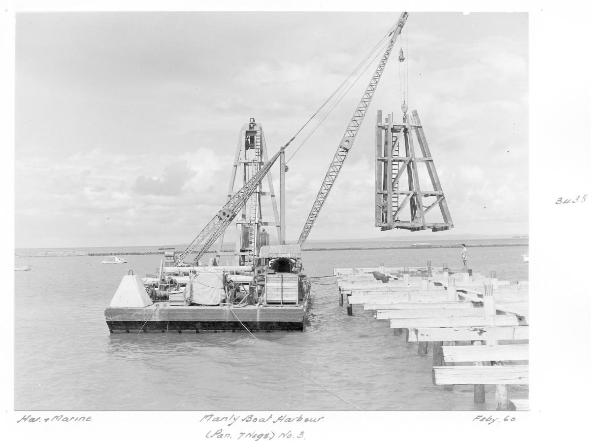 Manly Boat Harbour - Brisbane, February 1960