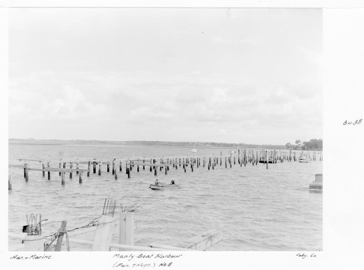 Manly Boat Harbour - Brisbane, February 1960