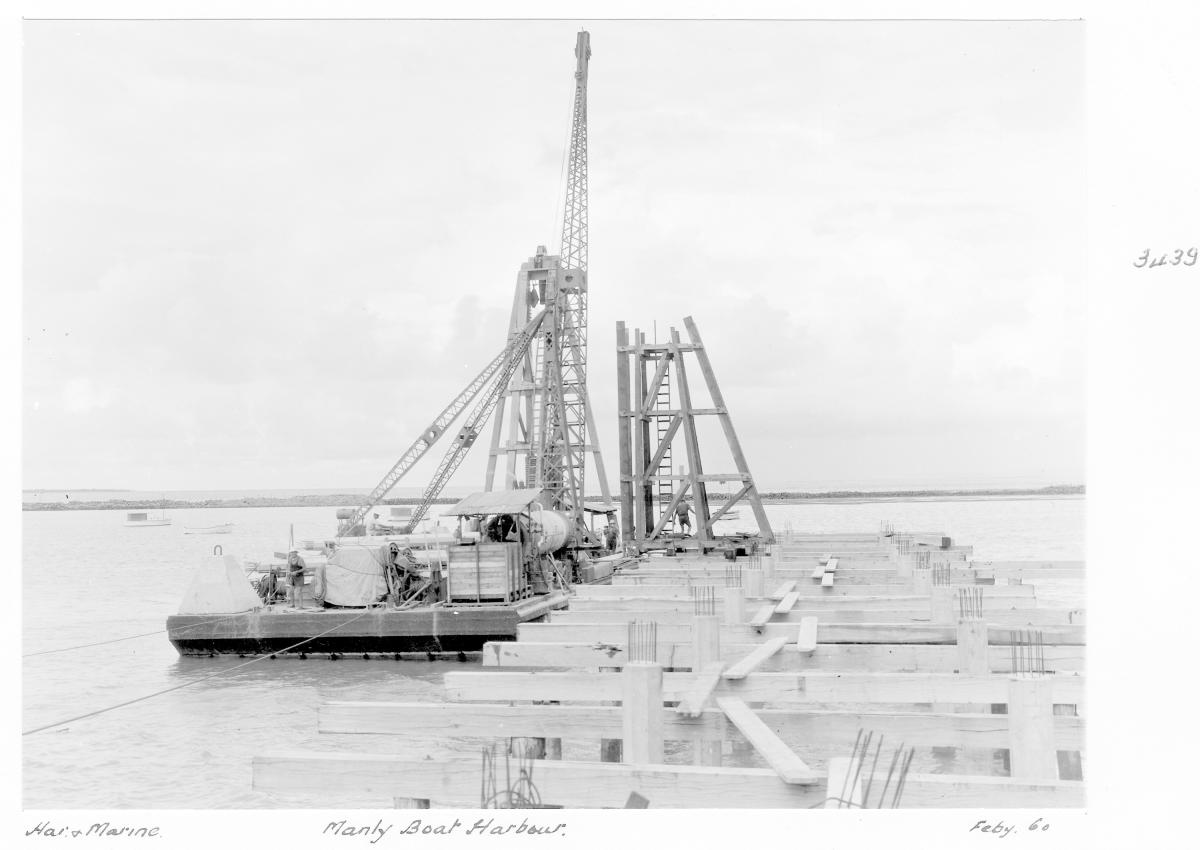 Manly Boat Harbour - Brisbane, February 1960