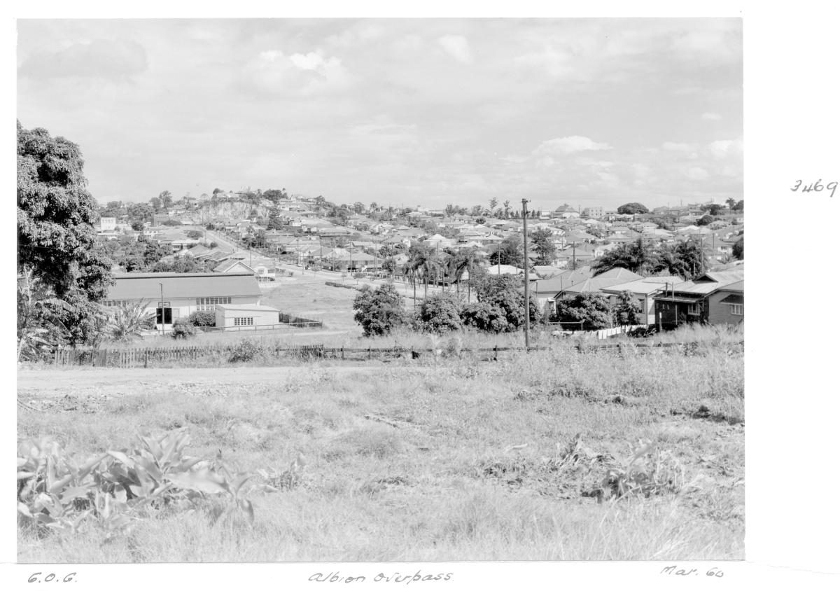 Construction of the Albion overpass - Brisbane, March 1960