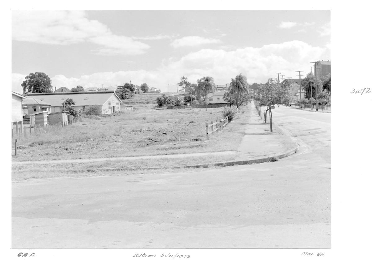 Construction of the Albion overpass - Brisbane, March 1960