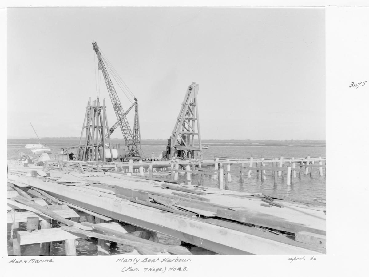 Manly Boat Harbour - Brisbane, April 1960