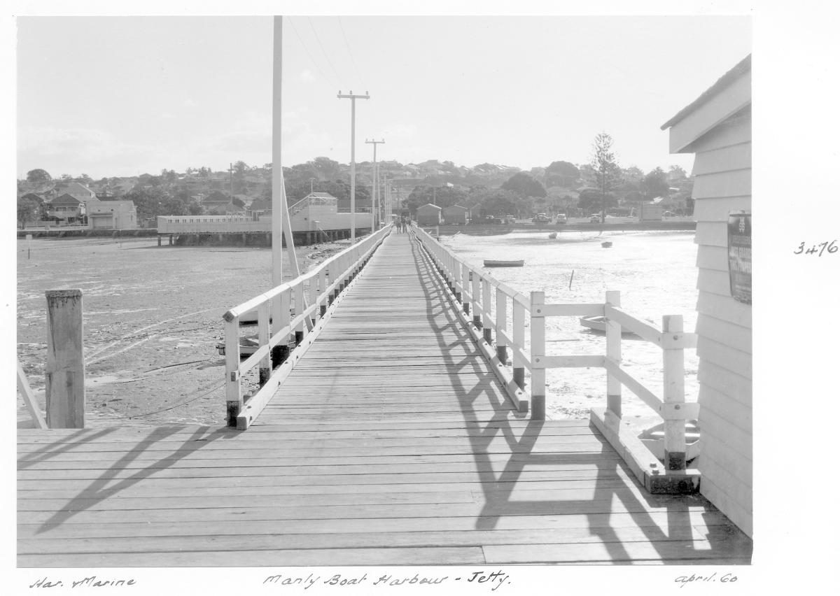 Manly Boat Harbour jetty - Brisbane, April 1960