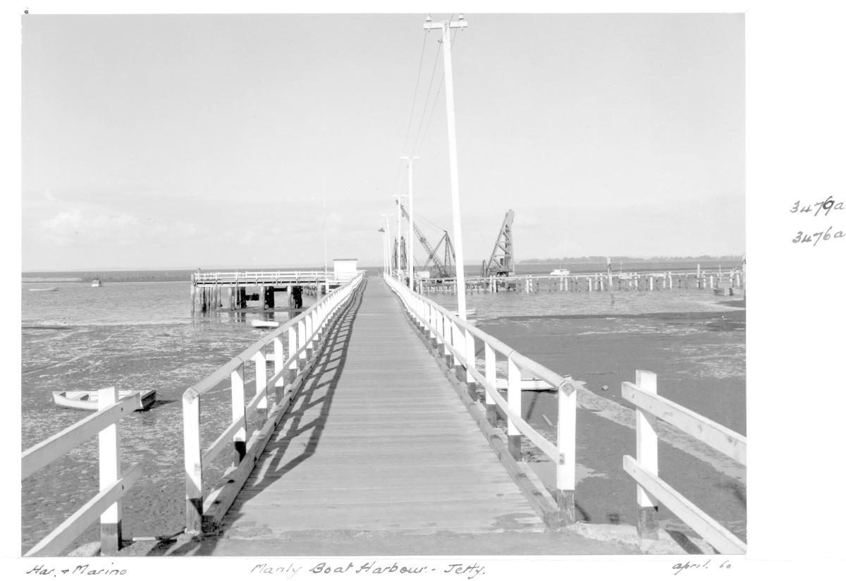 Manly Boat Harbour jetty - Brisbane, April 1960