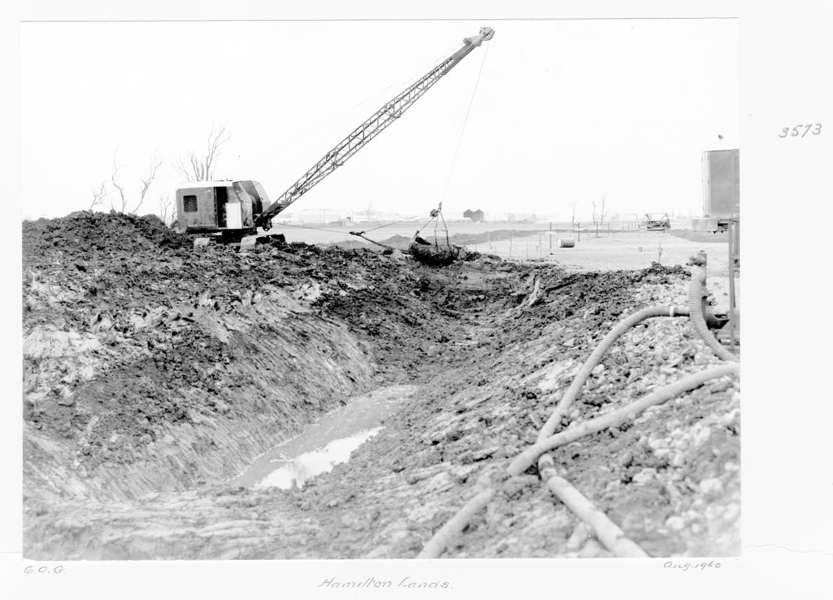 Hamilton lands excavations - Brisbane, August 1960