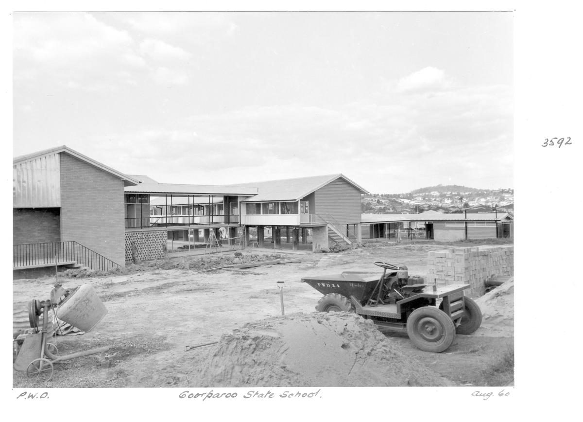 Coorparoo State School construction - Brisbane, August 1960