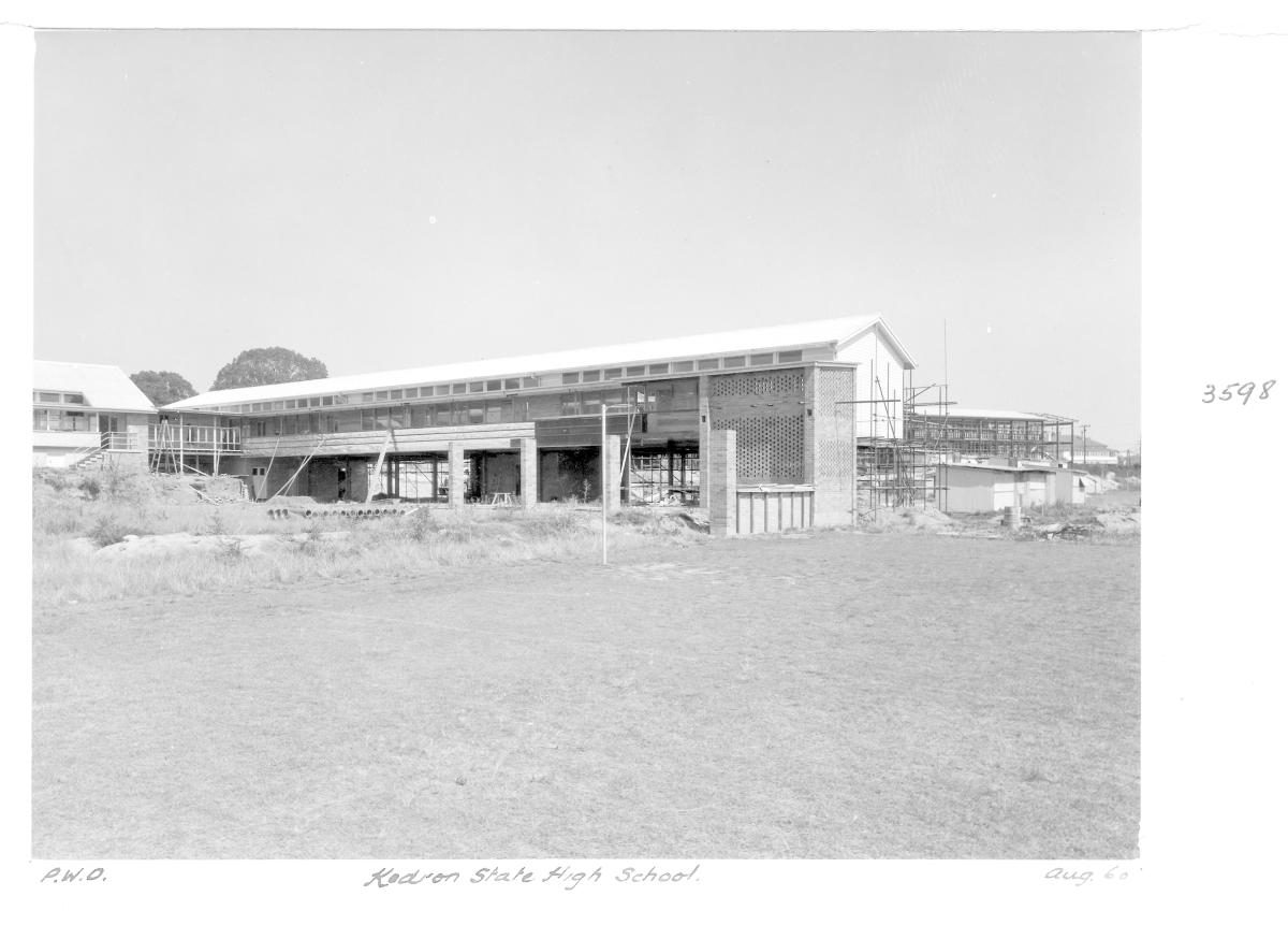 Kedron State High School construction - Brisbane, August 1960