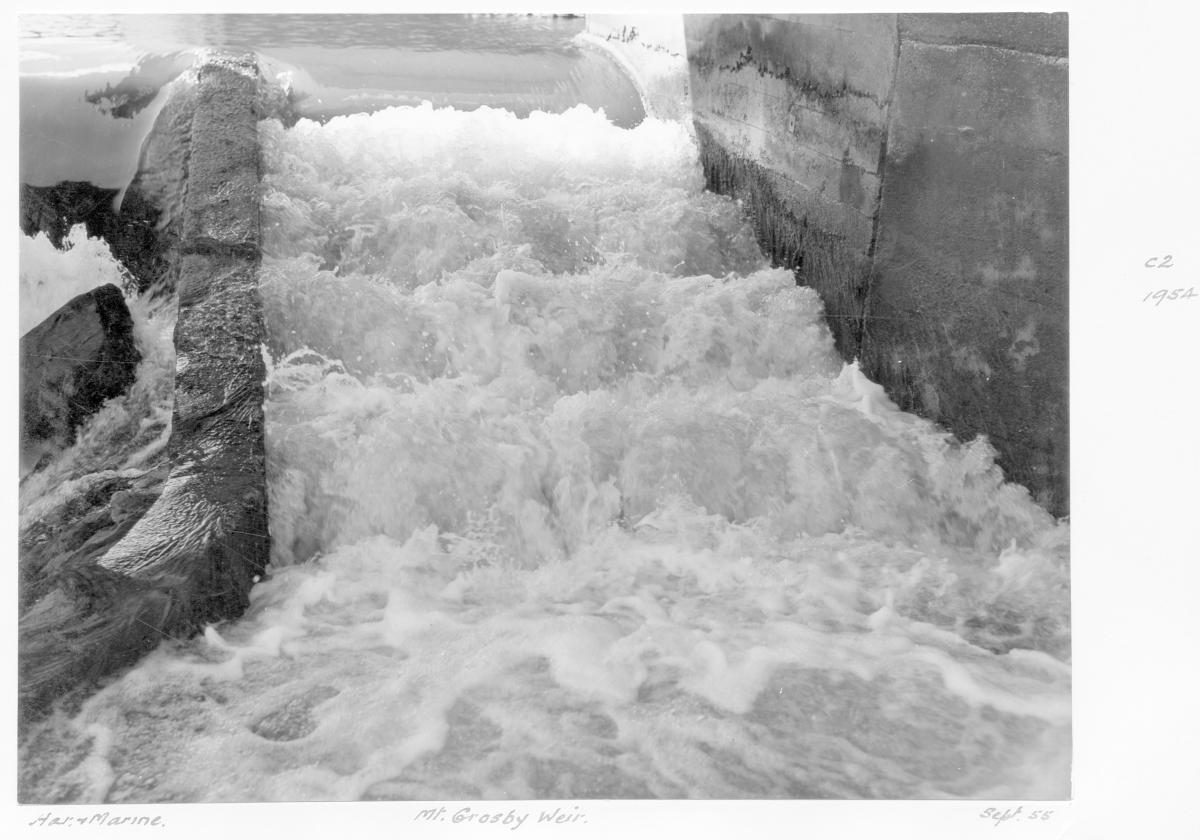 Mount Crosby Weir - Brisbane, September 1955