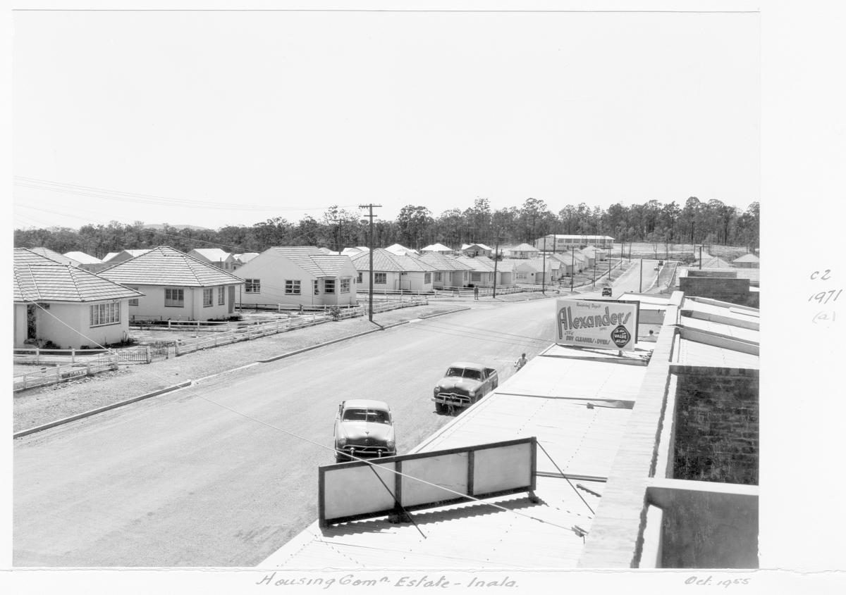 Housing Commission estate, Inala, Brisbane, October 1955