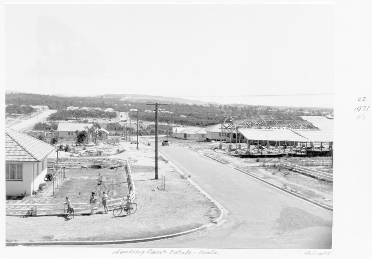 Housing Commission estate, Inala, Brisbane, October 1955