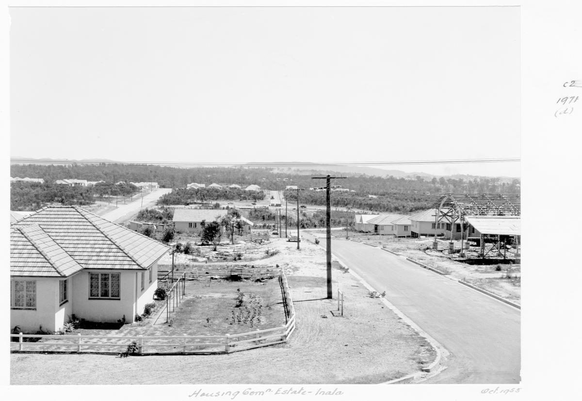 Housing Commission estate, Inala, Brisbane, October 1955