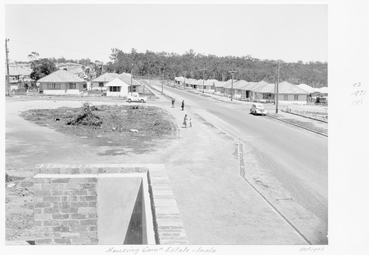 Housing Commission estate, Inala, Brisbane, October 1955