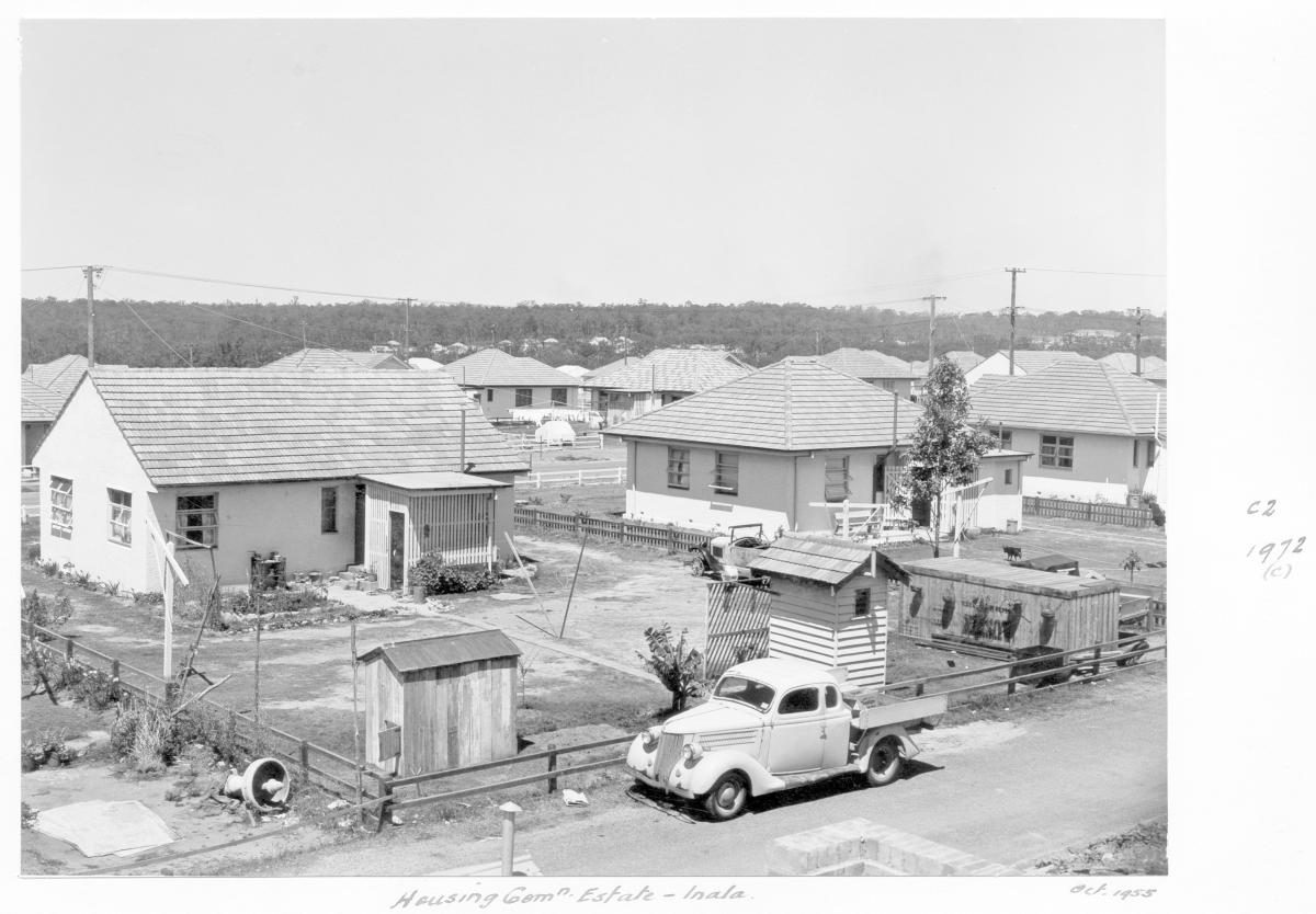 Housing Commission estate, Inala, Brisbane, October 1955