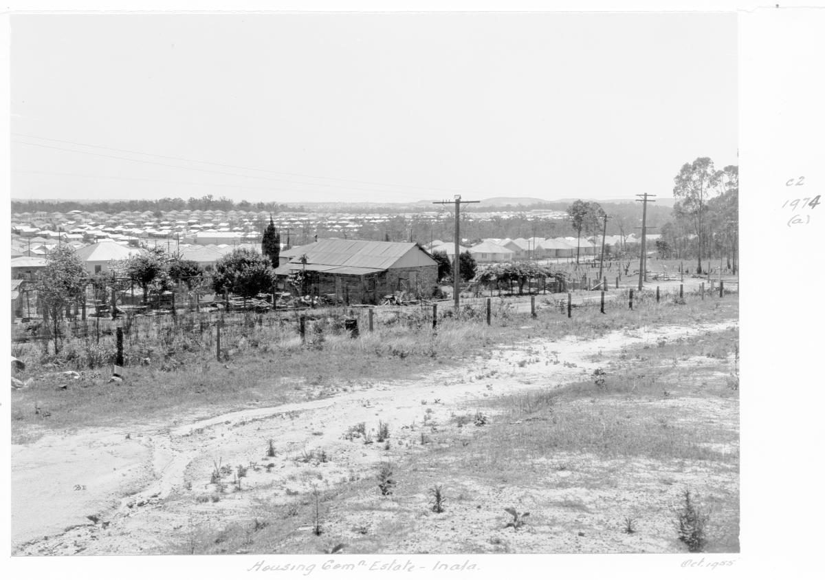 Housing Commission estate, Inala, Brisbane, October 1955