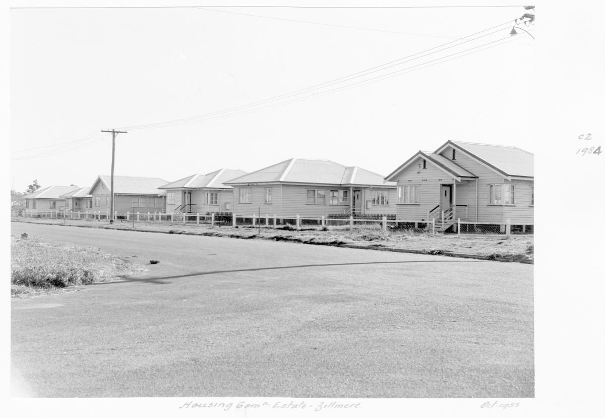 Housing Commission estate, Zillmere - Brisbane, October 1955
