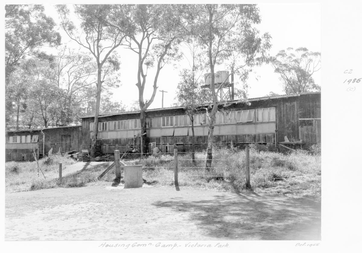 Housing Commission camp, Victoria Park, Spring Hill - Brisbane, October 1955
