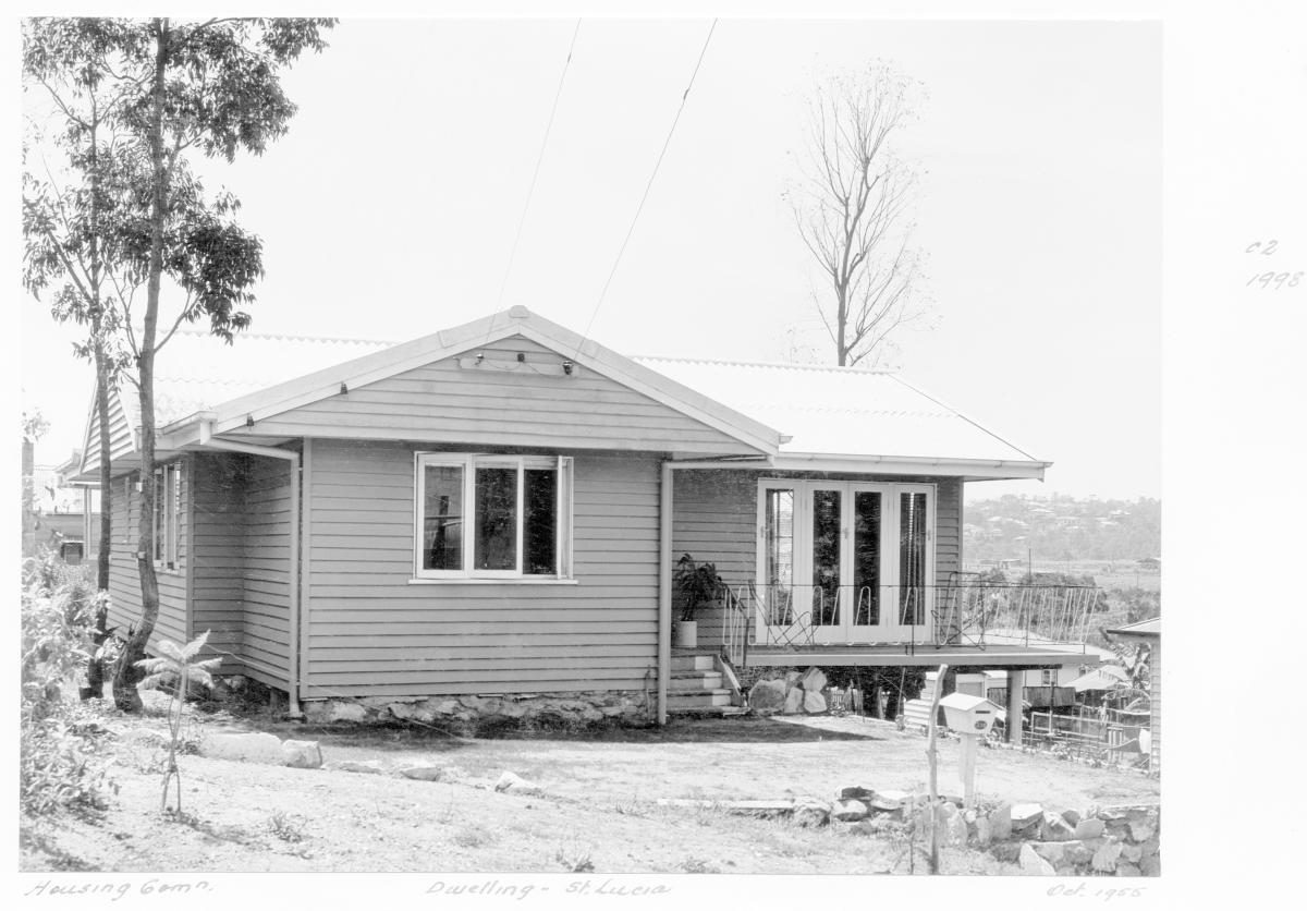 Housing Commission dwelling, St Lucia - Brisbane, October 1955