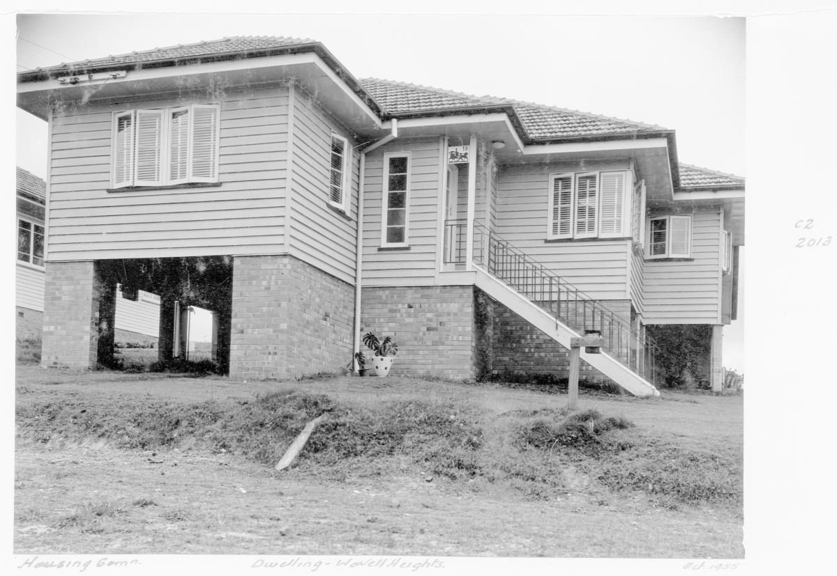 Housing Commission dwelling, Wavell Heights - Brisbane, October 1955