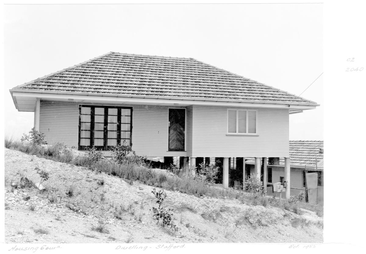 Housing Commission dwelling, Stafford - Brisbane, October 1955