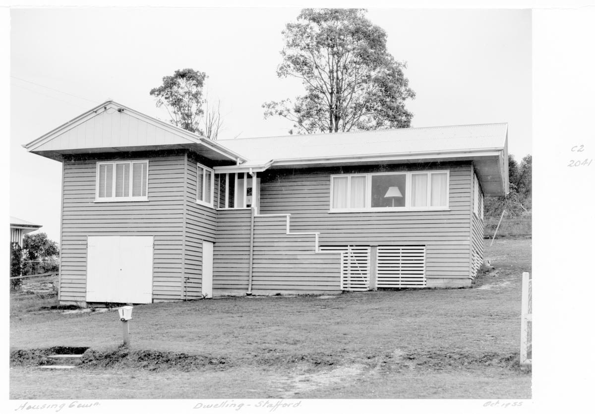 Housing Commission dwelling, Stafford - Brisbane, October 1955