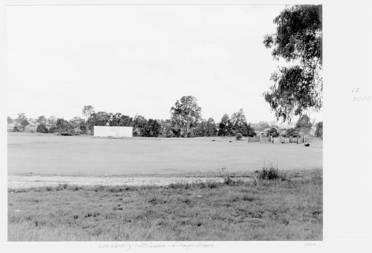 University of Queensland, village green, St Lucia - Brisbane, 1956