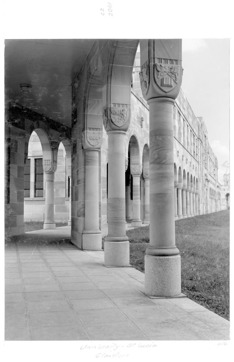 University of Queensland, cloisters, St Lucia - Brisbane, 1956
